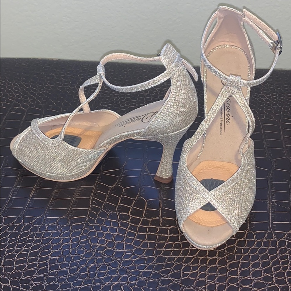 Sparkly Latin dancing shoes!